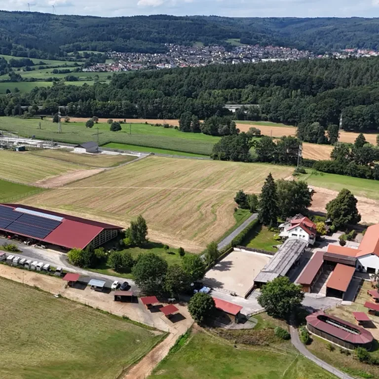 Reitanlage liegt mitten im Grünen